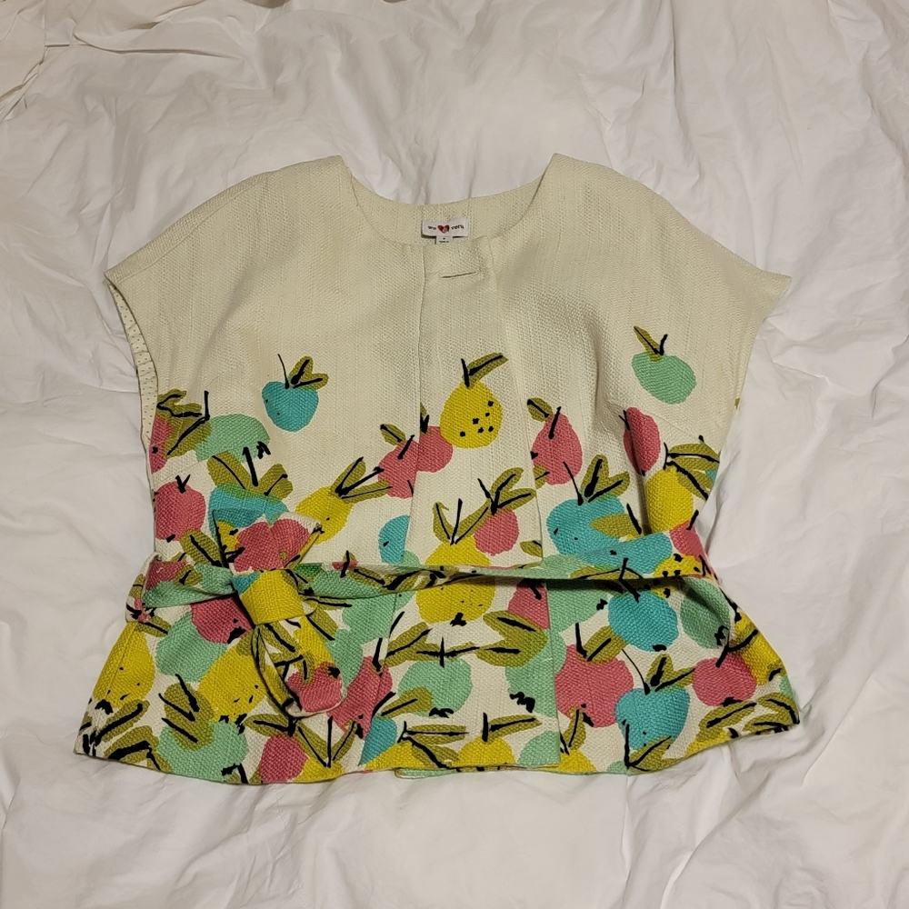 Beautiful  Cotton top with belt